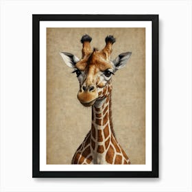 Giraffe 111 Art Print