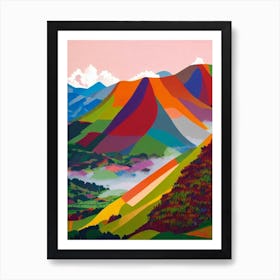 Bromo Tengger Semeru National Park 1 Indonesia Abstract Colourful Art Print