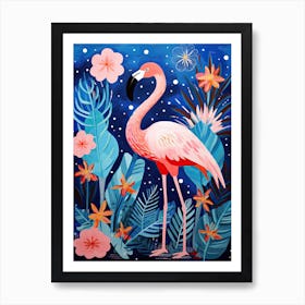 Flamingo, Matisse Inspired Art Print