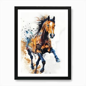 Horse Painting Art Print