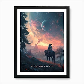 Cowboy Adventure Art Print