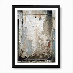 An Abstract Textured Wall As Old As Time And Fragmented By Years Of Wear And Tear Serving As The (3) Art Print