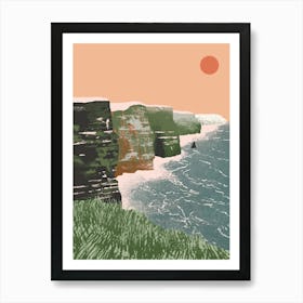 Cliffs Of Moher Ireland Art Print Art Print