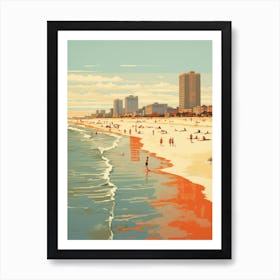 Atlantic City Beach New Jersey 3 Art Print