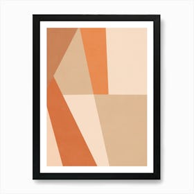 Composition Of Geometric Shapes 34 Art Print