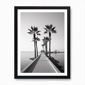 Hurghada, Egypt, Black And White Photography 3 Art Print