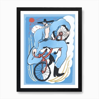 Bicycle Rodeo Art Print