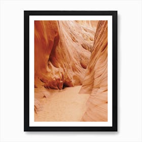 Orange Canyon Art Print