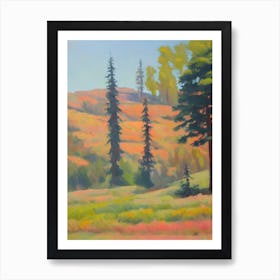 Redwood Tree Watercolour Art Print