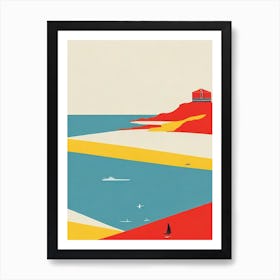 Bethany Beach Delaware Midcentury Art Print