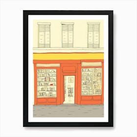 Nice The Book Nook Pastel Colours 2 Art Print