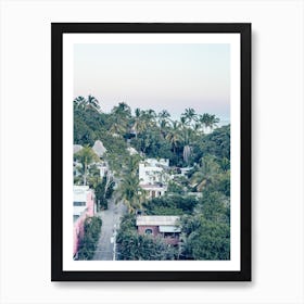 Town Of Palms Art Print