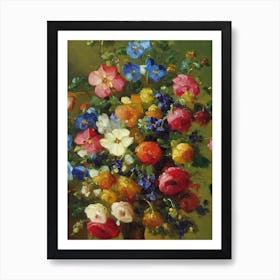 Morning Glory Painting 4 Flower Art Print