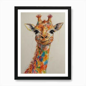 Giraffe 32 Art Print