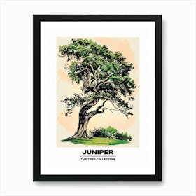 Juniper Tree Storybook Illustration 4 Poster Art Print