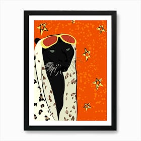 Panther in Style Art Print