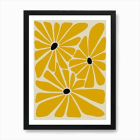 Yellow Daisies Art Print