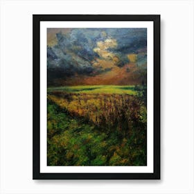 Before the rain Art Print