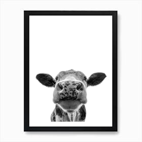 Cow Animal Portrait Art Print