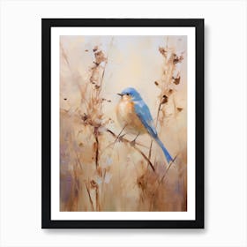 Bird Painting Eastern Bluebird 1 Art Print