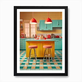 Barbie Retro Home Interior Kitsch 7 Art Print