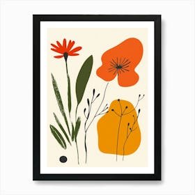 Poppies And Flowers Art Print