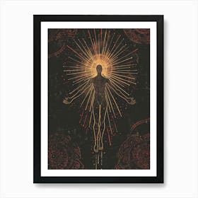 Man In The Sky Art Print