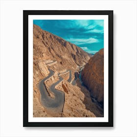 Tichka Road in the Atlas Mountains Art Print