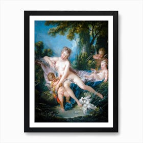 Venus Consoling Love, Francois Boucher Art Print