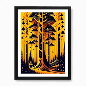 Forest 56 Art Print