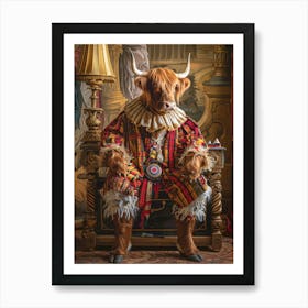 King Of Bulls Art Print