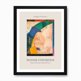 Beaver 1 Matisse Inspired Exposition Animals Poster Art Print