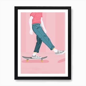 Skater Art Print