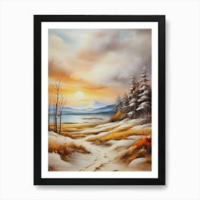 Winter Landscape 38 Art Print