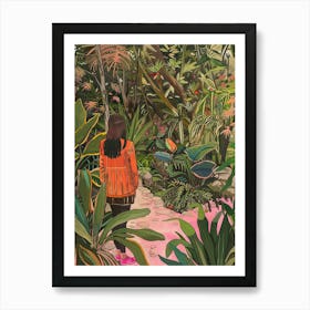 In The Garden Tresco Abbey Gardens United Kingdom 3 Art Print