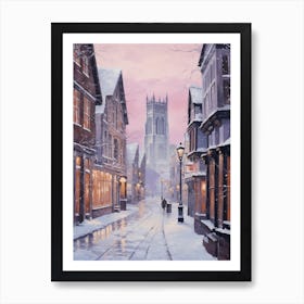 Dreamy Winter Painting York United Kingdom 2 Art Print