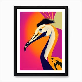Ostrich Pop Matisse Bird Art Print