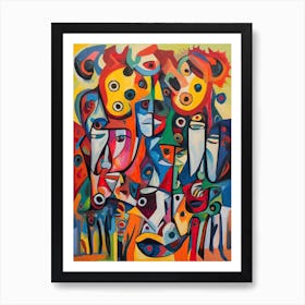 Harmony In Abstraction Art Print