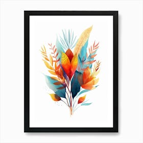 Watercolor Flowers 16 Art Print