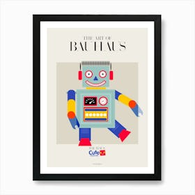 BAUHAUS FOR KIDS | ROBOT Art Print