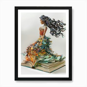 Book Sculpture 2 Art Print