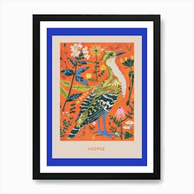 Spring Birds Poster Hoopoe 2 Art Print