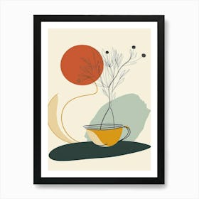 Tea In A Cup 1 Art Print