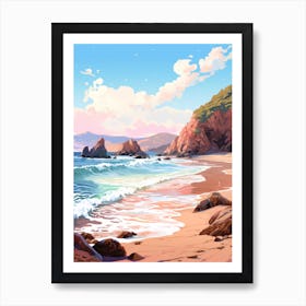 Pfeiffer Beach, Big Sur California Usa 2 Art Print