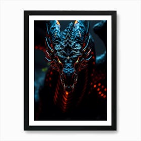 Dragon Wallpaper Art Print