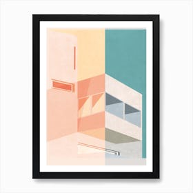 Apartment Living Art Print Art Print