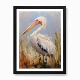 Bird Painting Pelican 3 Art Print