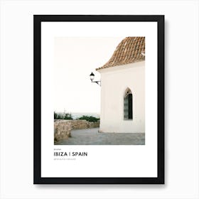 Coordinates Poster Ibiza Spain 2 Art Print