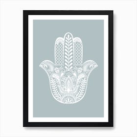 Calm Hamsa Art Print