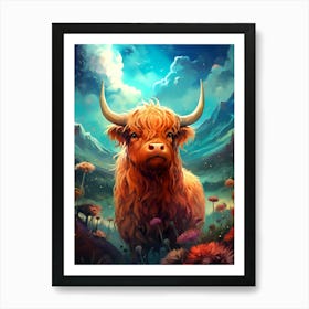 Highland Cow 1 Art Print